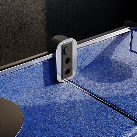 Рамка стеклянная VOLTUM S70 на 3 поста, (черный,стекло) VLS110308 Рамка стеклянная VOLTUM S70 на 3 поста, (черный,стекло) VLS110308