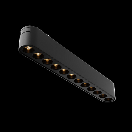 Трековый магнитный однофазный светодиодный светильник Maytoni Radity TR082-1-12W3K-M-B