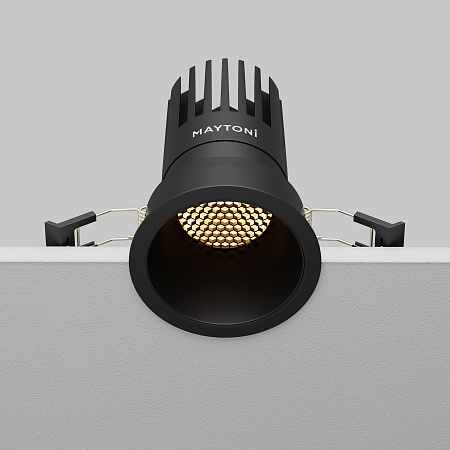 Светильник встраиваемый светодиодный Maytoni Dip DL118-15W-2.7K-B