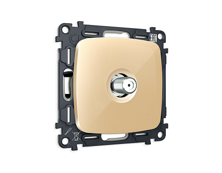 Комплект механизма TV розетки SAT 5-2400MHz 3.5dB Omega MO613050