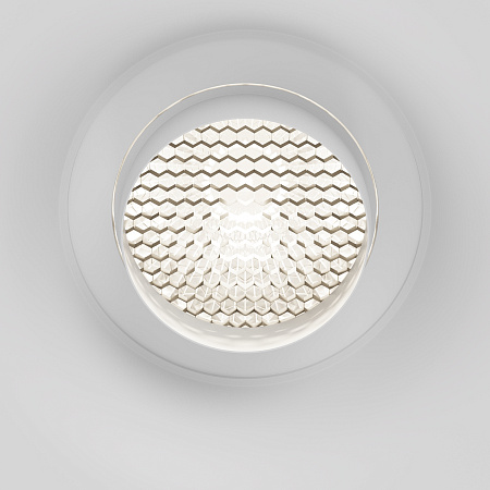 Сетильник встраиваемый Maytoni Gyps Modern DL006-GU10-RD-W Сетильник встраиваемый Maytoni Gyps Modern DL006-GU10-RD-W