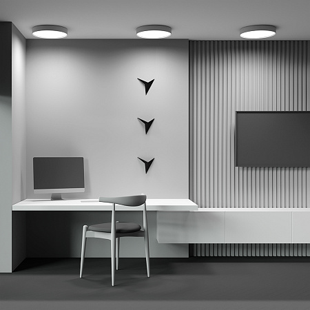 Светильник потолочный светодиодный Maytoni Zon C032CL-45W2.7K-RD-MG