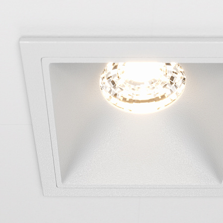 Модульный встраиваемый светодиодный светильник диммируемый Maytoni Alfa LED DL043-01-10W3K-D-SQ-W
