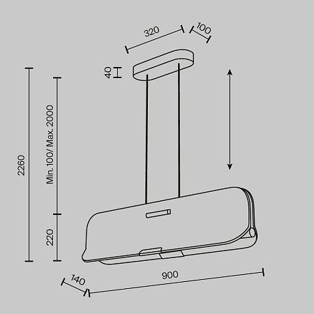 Светильник подвесной светодиодный Maytoni Optimista MOD408PL-L12B3K Светильник подвесной светодиодный Maytoni Optimista MOD408PL-L12B3K