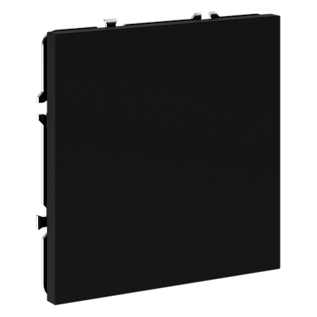 Заглушка VOLTUM S70 с суппортом, (черный матовый) VLS080108