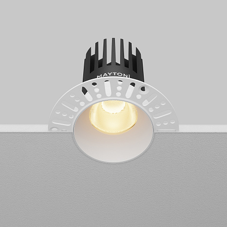 Светильник встраиваемый светодиодный Maytoni Dip DL121-15W-2.7K-TRS-W