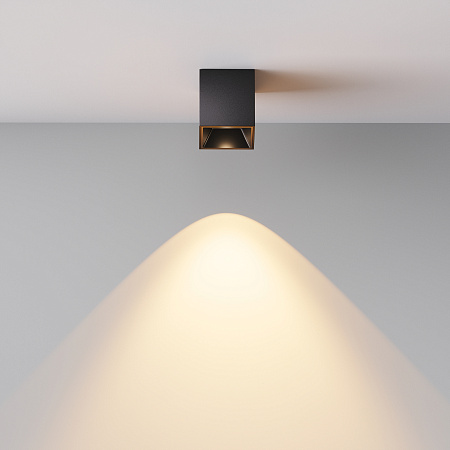 Светильник потолочный светодиодный Maytoni Alfa LED C064CL-5W2.7K-SQ-B