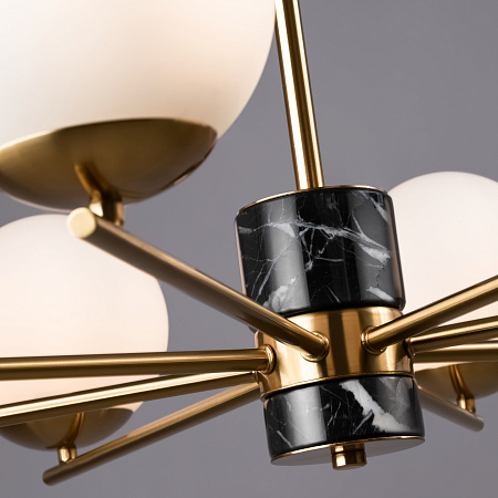 Люстра на штанге Freya Marble FR5230PL-08BS