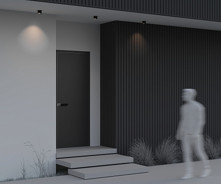 Уличный потолочный светодиодный светильник Maytoni Lumina O498CL-L7B3K