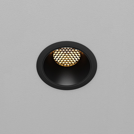 Светильник встраиваемый светодиодный Maytoni Dip DL115-10W-3K-B