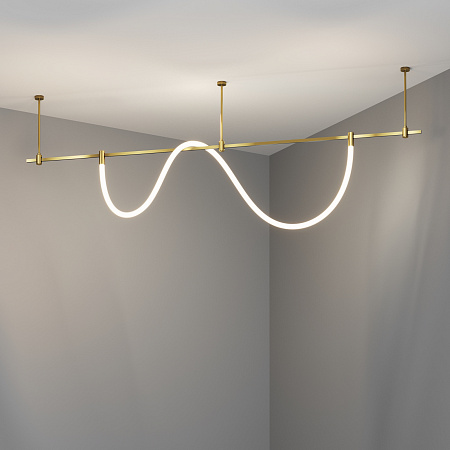 Трековый однофазный магнитный светодиодный светильник Maytoni Flarity Tau TR154-1-27W4K-BS