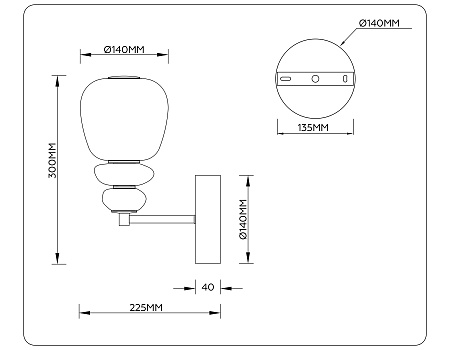 Светильник настенный светодиодный High light LH53168 Светильник настенный светодиодный High light LH53168