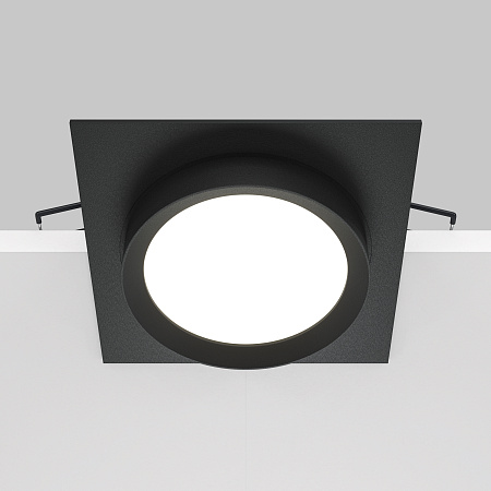 Светильник встраиваемый Maytoni Hoop DL086-GX53-SQ-B