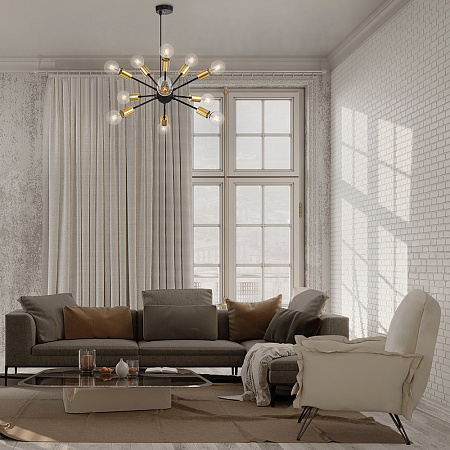 Люстра подвесная Maytoni Jackson T546PL-12B Люстра подвесная Maytoni Jackson T546PL-12B