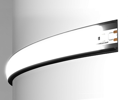 Накладной гибкий профиль для светодиодной ленты ILLUMINATION GP1600BK