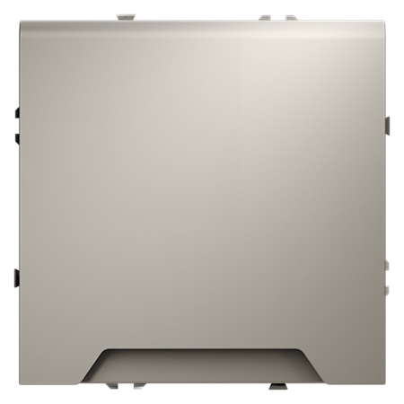 Розетка встраиваемая VOLTUM S70 с заземлением, защитными шторками и крышкой (кашемир) VLS040303