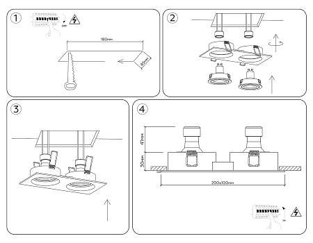 Светильник встраиваемый TN102759 Светильник встраиваемый TN102759