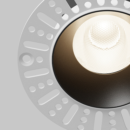 Светильник встраиваемый светодиодный Maytoni Dip DL121-15W-4K-TRS-B