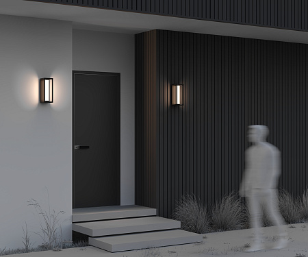 Уличный настенный светодиодный светильник Maytoni Expo O480WL-L12B3K