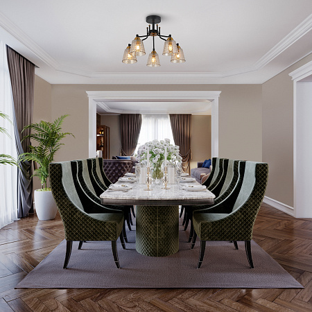 Люстра потолочная Freya Capella FR4017PL-05BBZ