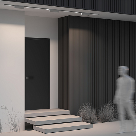 Трековый однофазный уличный светодиодный светильник Maytoni Elasity IP Points O-TR01-3-S-20WW3K Трековый однофазный уличный светодиодный светильник Maytoni Elasity IP Points O-TR01-3-S-20WW3K