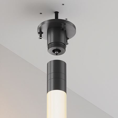 Основание для накладного монтажа системы с внешней резьбой с вводом питания Maytoni Shelf CA022BO-P-B