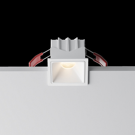 Светильник встраиваемый светодиодный Maytoni Alfa LED DL043-01-10W3K-SQ-W-1