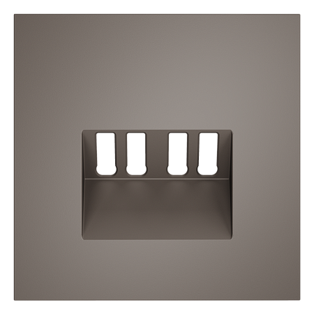 Накладка для розетки акустической 4-местной Voltum S70 (капучино) VLS001514