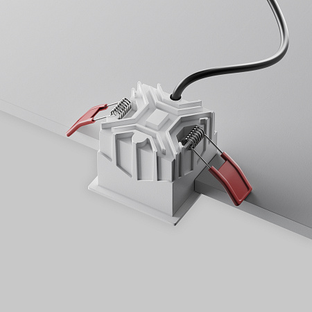 Светильник встраиваемый светодиодный Maytoni Alfa LED DL043-01-10W4K-SQ-W-1