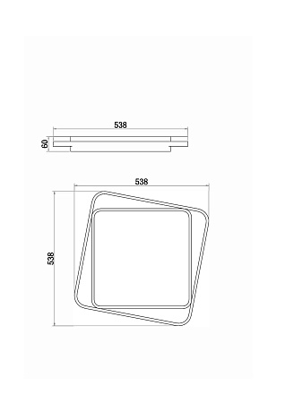 Светильник настенно-потолочный светодиодный Freya Arvin FR10030CL-L88B Светильник настенно-потолочный светодиодный Freya Arvin FR10030CL-L88B