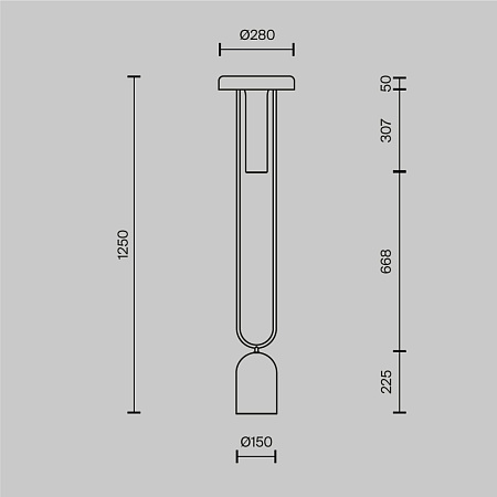 Настольная лампа светодиодная Maytoni Ikebana MOD463FL-L24BS3K