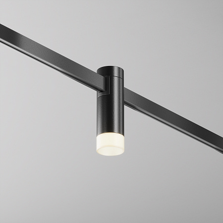 Трековый магнитный светодиодный светильник  Maytoni Flarity Skim TR145-1-3W3K-W-B