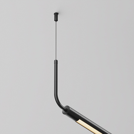 Заглушка для подвесного монтажа системы без ввода питания с тросом Maytoni Shelf CA024PL-B