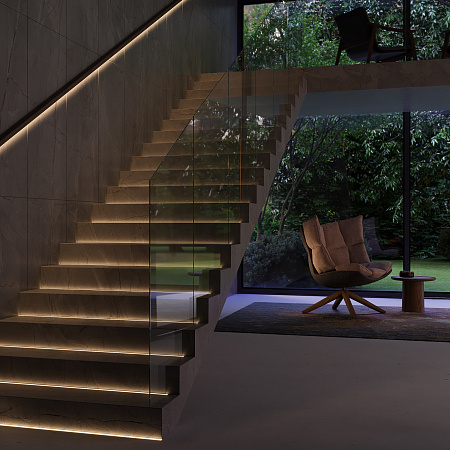 Встраиваемый профиль в пол Maytoni Led Strip ALM-1908-S-2M 636007