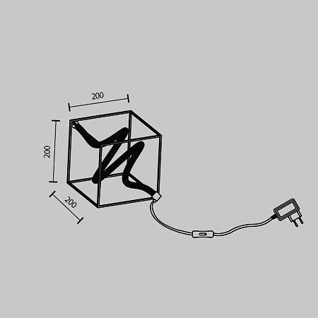 Настольная лампа светодиодная Maytoni Membrane MOD345TL-L11BS3K Настольная лампа светодиодная Maytoni Membrane MOD345TL-L11BS3K