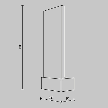 Светильник настенный светодиодный Maytoni Ornate MOD318WL-L3BS3K
