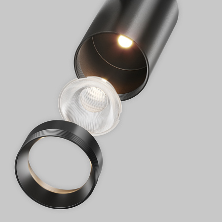 Трековый магнитный светодиодный светильник Maytoni Exility X Focus Led TR243-18W3K-B