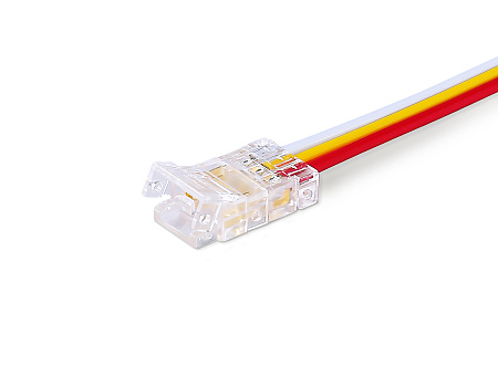 Коннектор гибкий односторонний COB CCT 12/24V для лент 8mm GS7406 (3 конт.) (5шт. в комплекте) Illumination GS7406 Коннектор гибкий односторонний COB CCT 12/24V для лент 8mm GS7406 (3 конт.) (5шт. в комплекте) Illumination GS7406