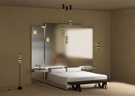 Торшер светодиодный Maytoni Double Moon MOD478FL-L15B3K