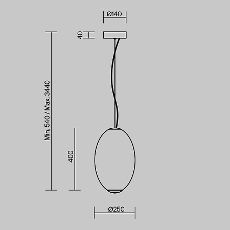 Светильник подвесной светодиодный Maytoni Bruma MOD397PL-L19CH3K Светильник подвесной светодиодный Maytoni Bruma MOD397PL-L19CH3K