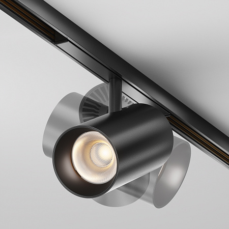 Трековый магнитный светодиодный светильник Maytoni Exility X Focus Led TR243-12W3K-B
