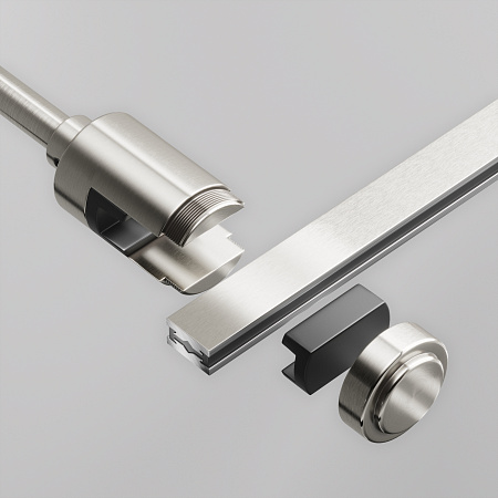 Крепление настенное Wall одинарное удлиненное Maytoni Flarity TRA155CW-SL1-PT