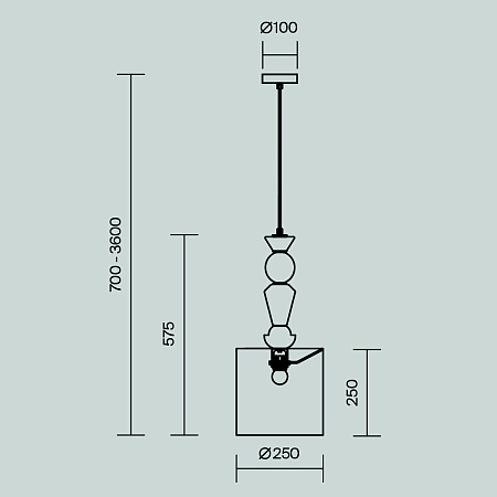 Светильник подвесной Maytoni Comforty MOD298PL-01W2