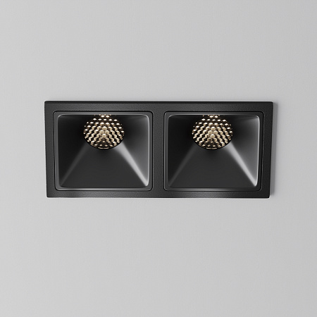 Светильник встраиваемый светодиодный Maytoni Alfa LED DL043-02-10W4K-SQ-B-1 Светильник встраиваемый светодиодный Maytoni Alfa LED DL043-02-10W4K-SQ-B-1