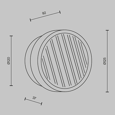 Светильник настенный светодиодный Maytoni Olo MOD493WL-L6PTK1 Светильник настенный светодиодный Maytoni Olo MOD493WL-L6PTK1