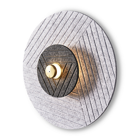 Светильник настенно-потолочный светодиодный Freya Acoustic FR5494WL-L4GR Светильник настенно-потолочный светодиодный Freya Acoustic FR5494WL-L4GR