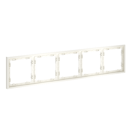 Рамка пластиковая на 5 постов Voltum S70 (хлопок) VLS100513