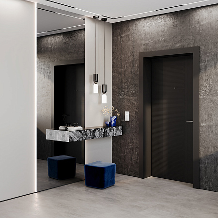 Датчик движения встраиваемый VOLTUM S70, (белый матовый) VLS070502