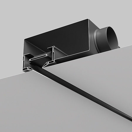 Диффузор с отражателем, линейный, для натяжного потолка, черный, КСД тип 4 Maytoni Aero ARO-LD-SC-000004 Диффузор с отражателем, линейный, для натяжного потолка, черный, КСД тип 4 Maytoni Aero ARO-LD-SC-000004