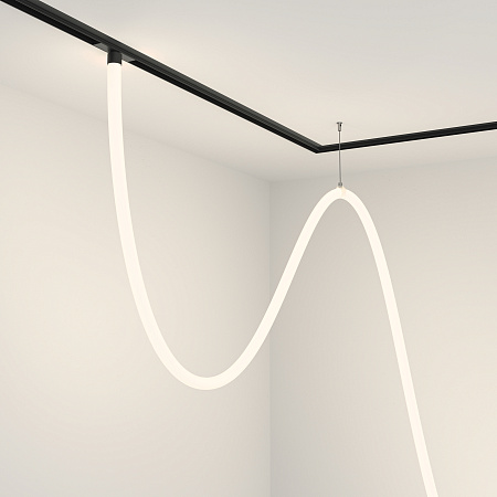 Трековый магнитный однофазный светодиодный светильник Maytoni Exility TR101-2-100W4K-B